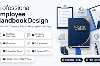 do employee and company handbook onboarding, employee guide hr and policy manual