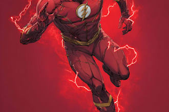 draw a superhero comic
