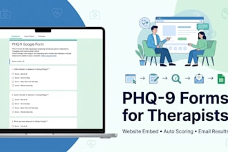 create and embed a phq9 depression screening form for your therapy website