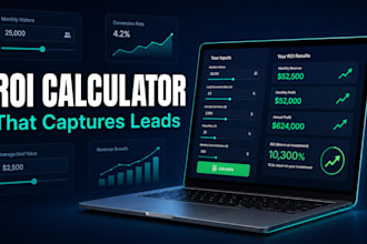 build a custom ROI calculator that captures leads