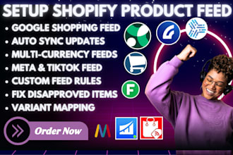 setup shopify product feed multifeed simprosys feedfix feedyio feedhub wixpa
