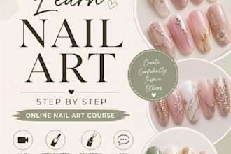 teach cute nail art