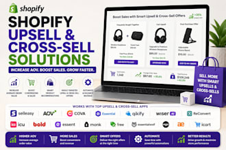 shopify upsell cross sell selleasy aov cova essential qikify wiser ai reconvert