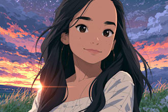 make custom anime portrait