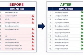 clean, verify, and validate your email list