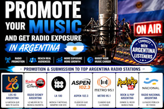 promote your music and get radio exposure in argentina