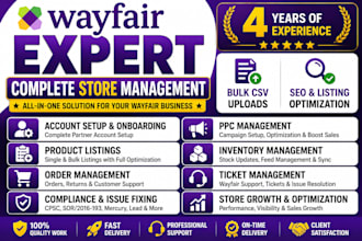 be your wayfair expert for complete store management