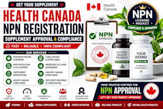 do health canada npn registration, supplement approval and compliance
