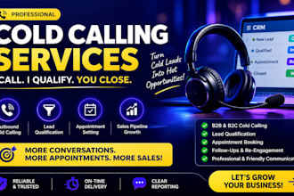 do cold calling and appointment setting