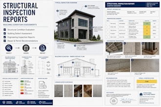 prepare structural inspection reports and building condition assessments