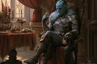 create a dnd art for you