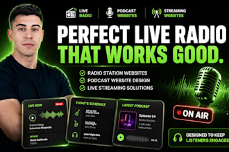 radio station website podcast website live radio website radio streaming radio