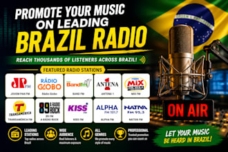 deliver real brazil radio promotion for your music