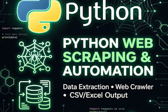 do web scraping and python automation scripts