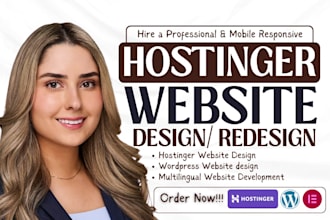 build hostinger website, wordpress website, hostinger redesign hostinger website