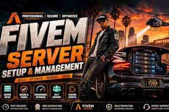 build your complete fivem qbox rp server with vps setup and custom nui