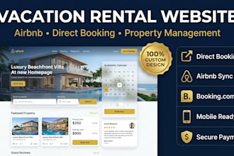 vacation rental website short term rental website direct booking website airbnb