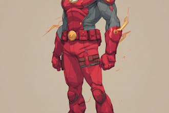 do a superhero comic