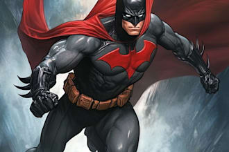 do a superhero comic