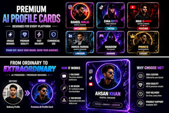 create stunning ai social media profile cards for personal branding