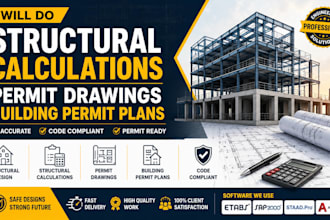 do structural calculations permit drawings and building permit plans