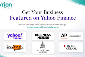 publish your press release on yahoo finance