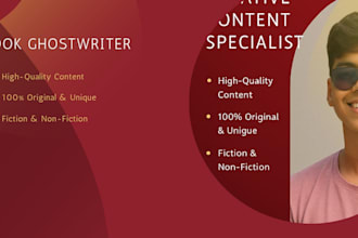 be a professional ebook ghost writer