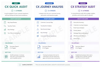 audit your customer experience