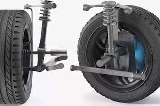 3d front car wheel, crossover, rim, volkswagen wheel, assembly detail, disc, cad