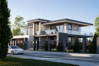 do architectural visualization archviz exterior rendering