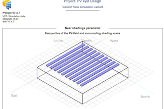 conduct solar energy analysis, feasibility study