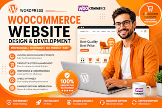 design a responsive woocommerce store in wordpress