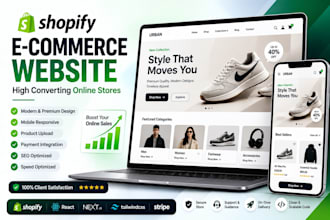 develop a custom ecommerce website with shopify