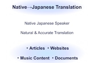 translate music articles and content into japanese