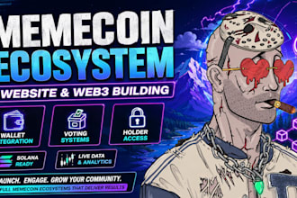 build a solana memecoin ecosystem and interactive website