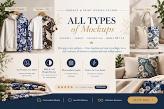 create realistic mockups for your clothing brand