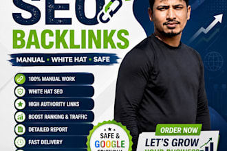 build white hat profile and comment backlinks manually