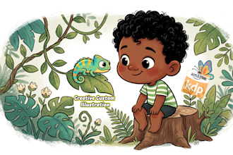 draw children book illustration and ebook fromatting
