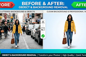 remove background for image,remove object and professional editing