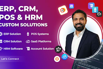 develop erp CRM pos hrm inventory management software solutions