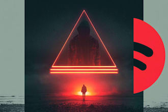 design music album cover art ready for spotify