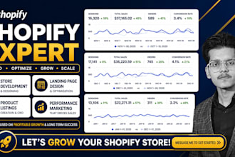 redesign or develop a sales optimized shopify store