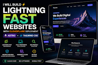 build a lightning fast website with free cloudflare hosting