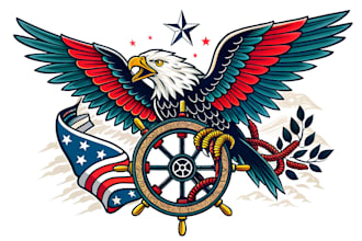 design bold american traditional tattoo artwork