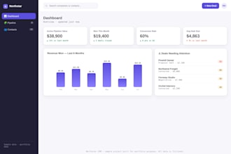 build a custom web app, CRM, or business tool