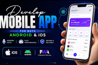 build a high performance mobile app for ios and android app