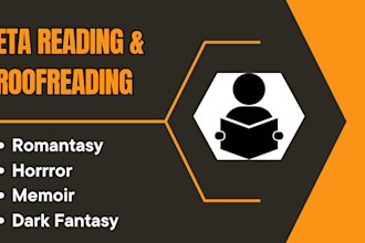 beta reader and critique for novels