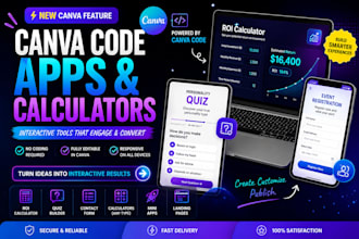build canva code calculators quizzes forms and mini apps