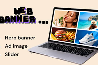 design attractive web banner header website header web slider shopify banner