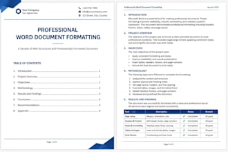 format and redesign your word documents professionally
